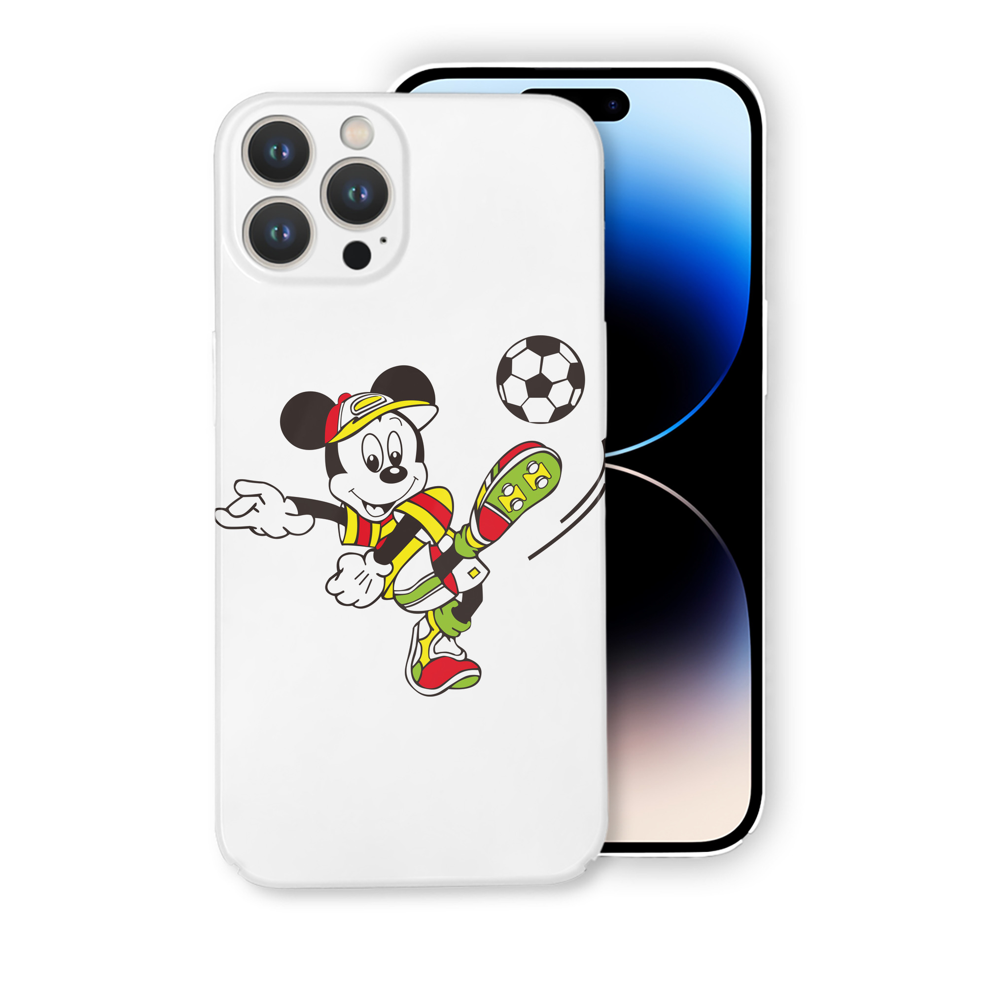 （画像用） ミッキーマウス Mickey Mouse 【iPhone 14シリーズ対応】ハードケース